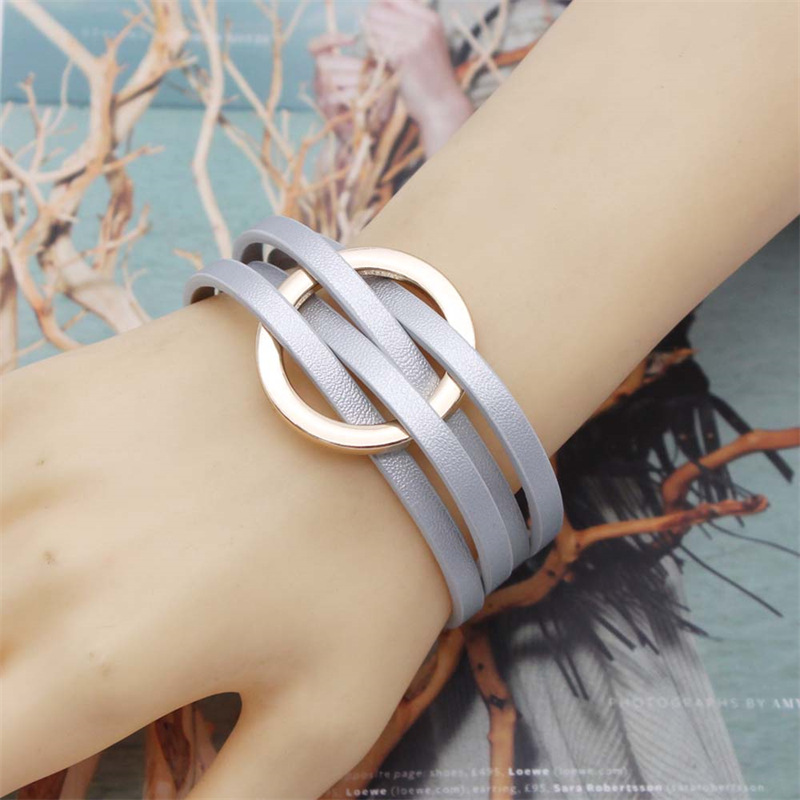 Cross Leather Women Bracelet 1