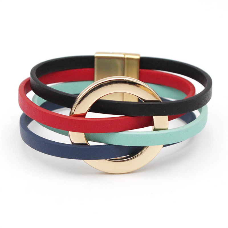 Cross Leather Women Bracelet 3