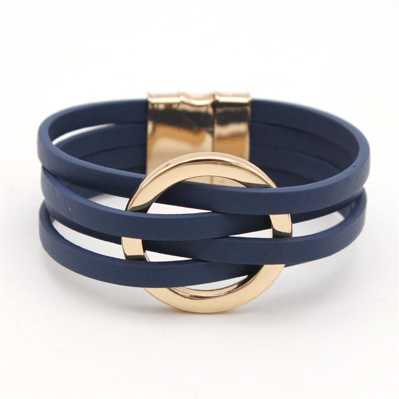 Cross Leather Women Bracelet 8