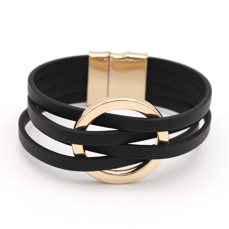 Cross Leather Women Bracelet 4