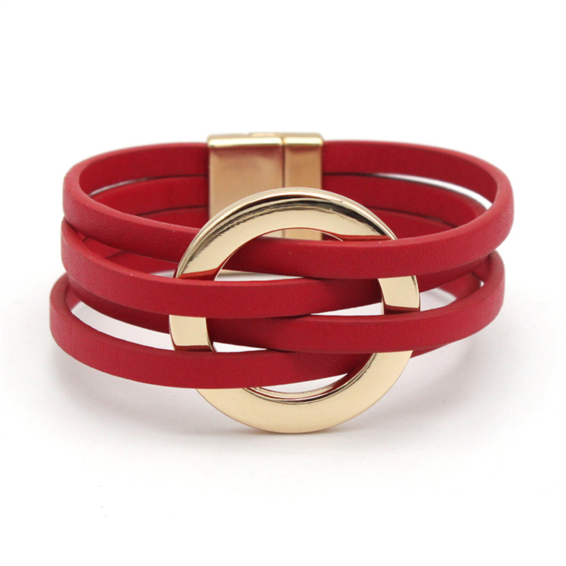 Cross Leather Women Bracelet 7