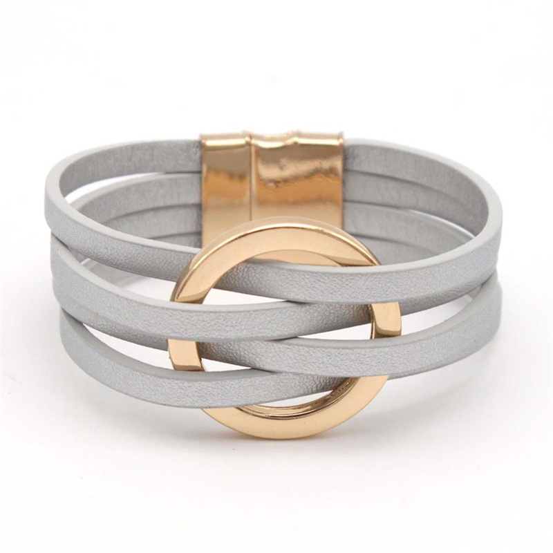 Cross Leather Women Bracelet 9