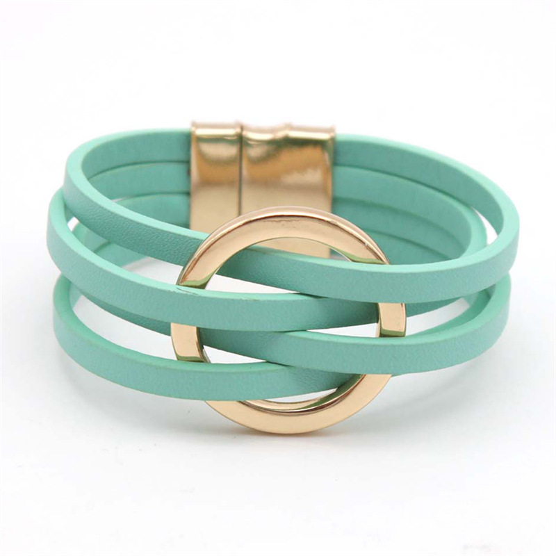 Cross Leather Women Bracelet 6