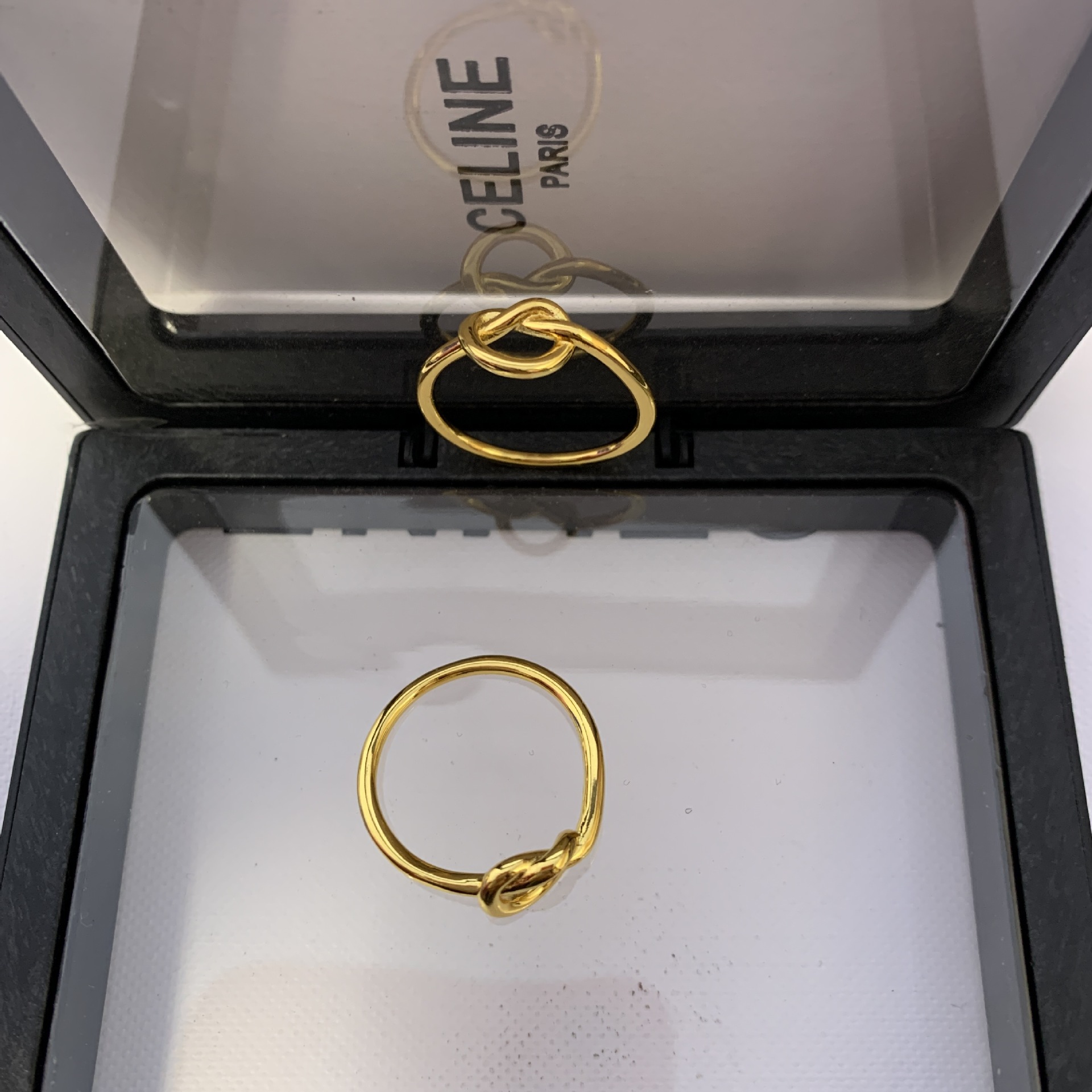 Gold Knotted Ring Image 3