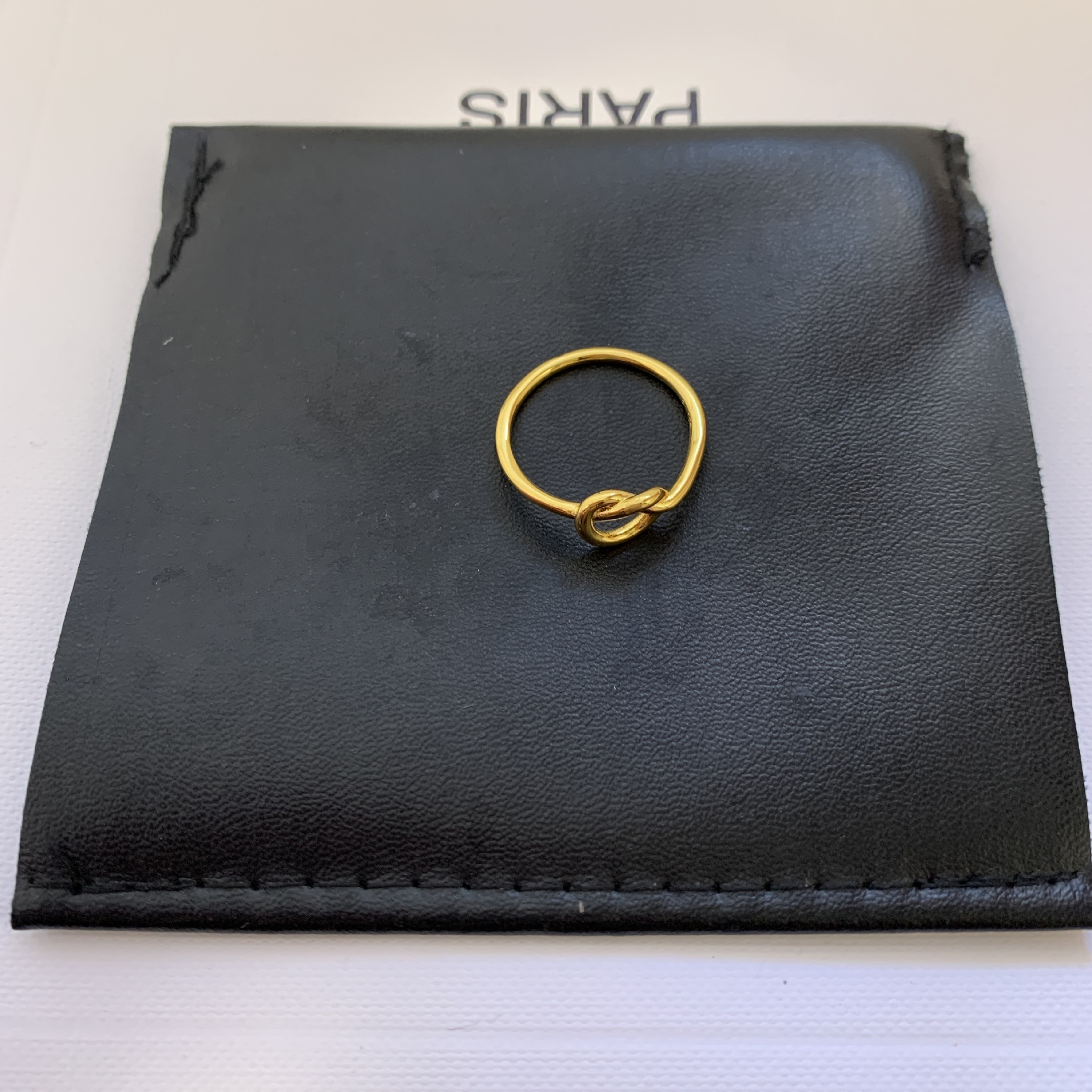 Gold Knotted Ring Image 4