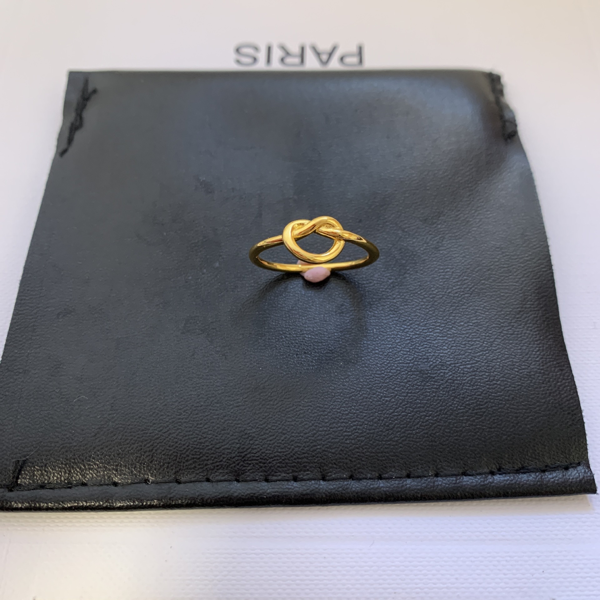 Gold Knotted Ring Image 1