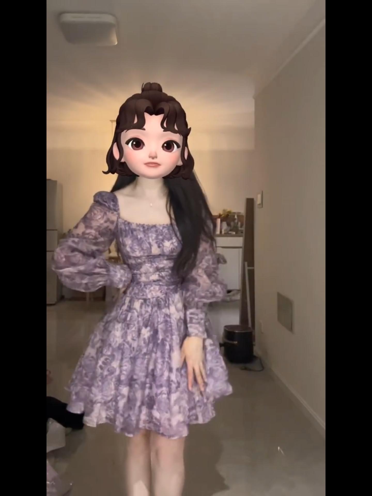 Floral Dress Back View