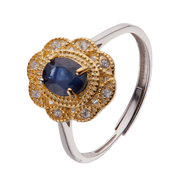 Natural Sapphire Ring - On Hand