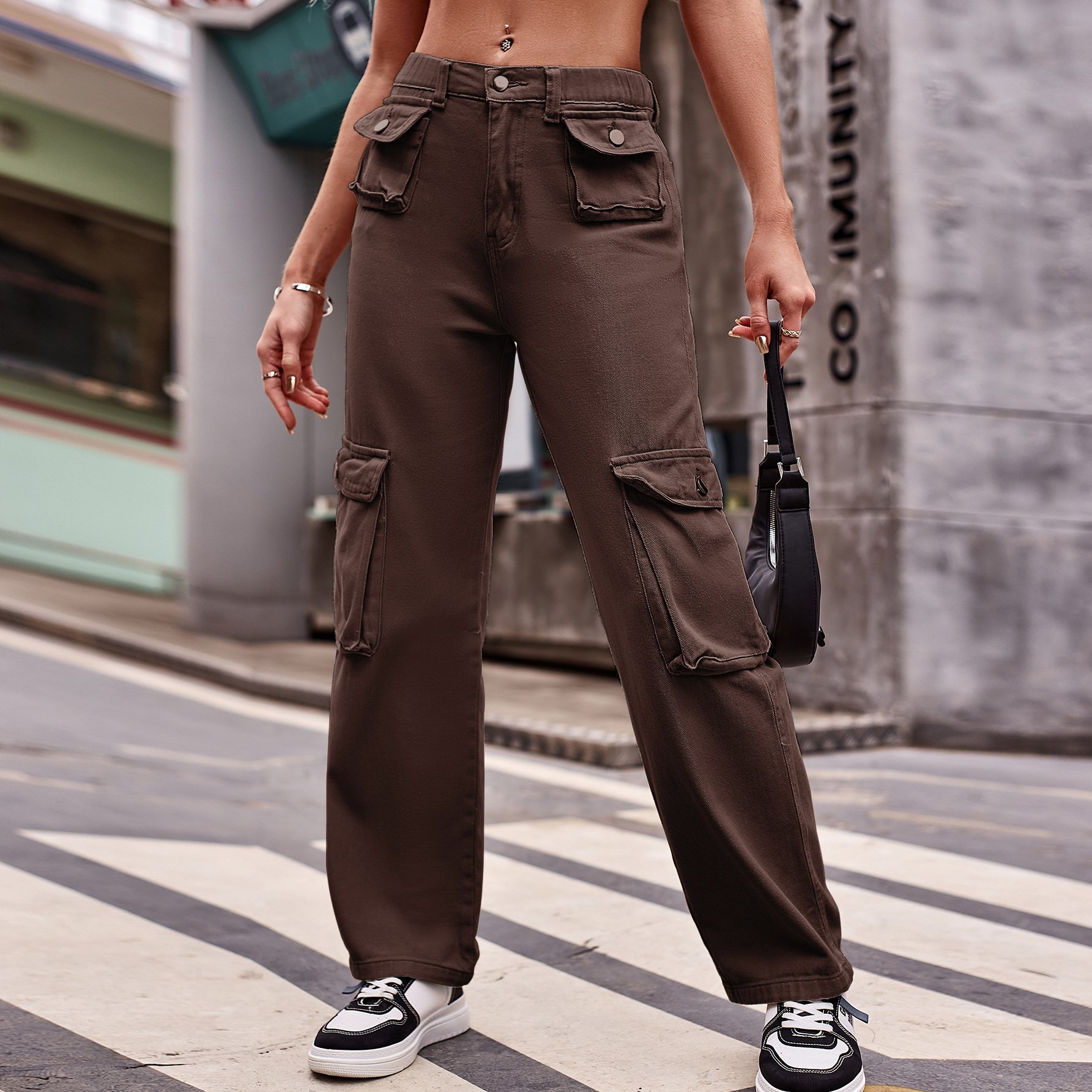 Women's Multi-pocket Jeans 8