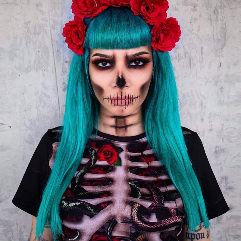 Skull Print Dress Image 4