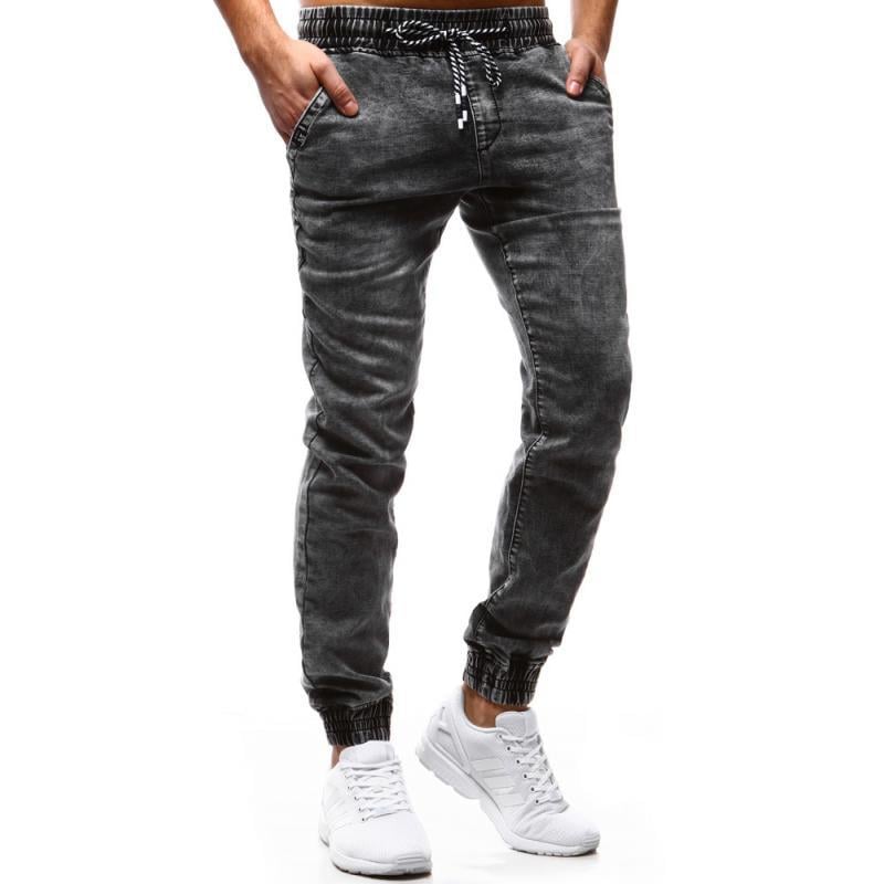 Men's Casual Jeans Back View