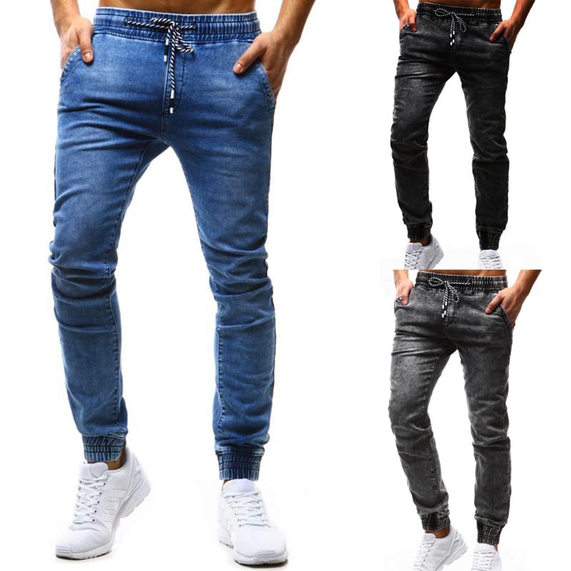 Men's Casual Jeans Close Up