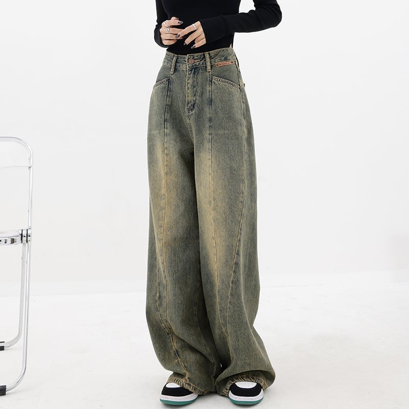 Distressed Denim Look