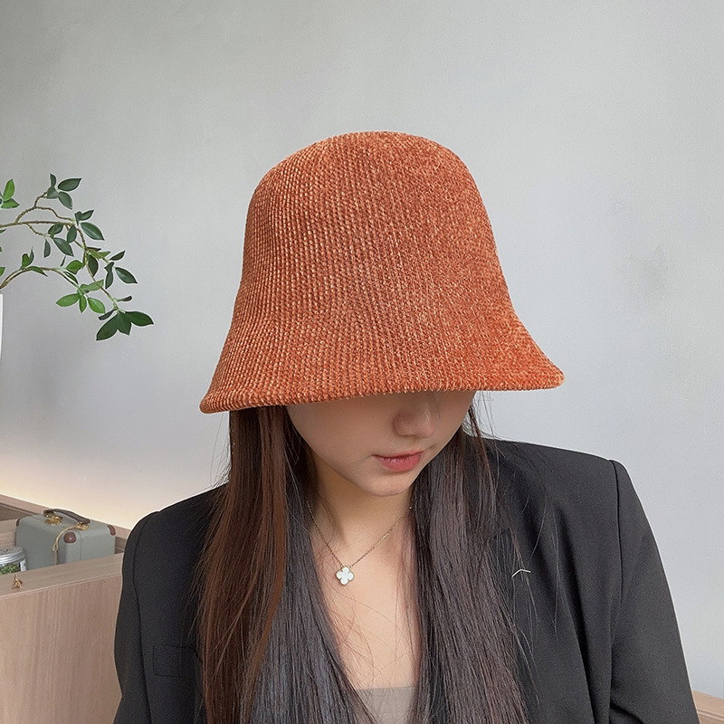 Women's Lamb Wool Bucket Hat - Image 1