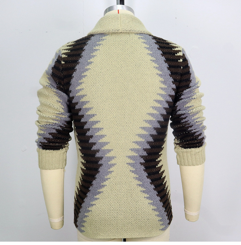 Men's Cardigan Detail View