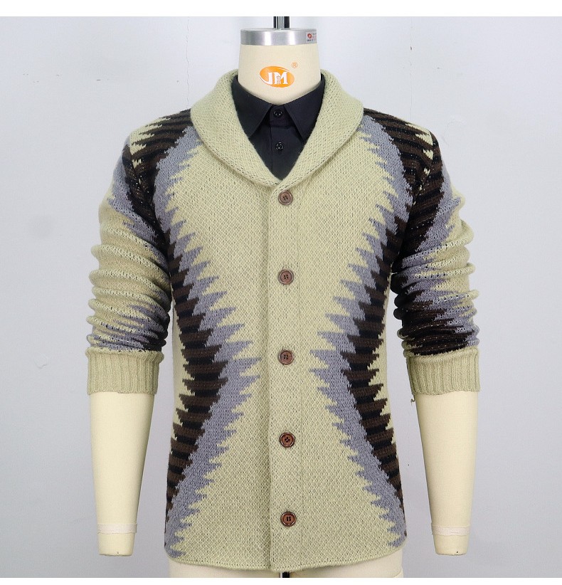 Men's Cardigan Side View