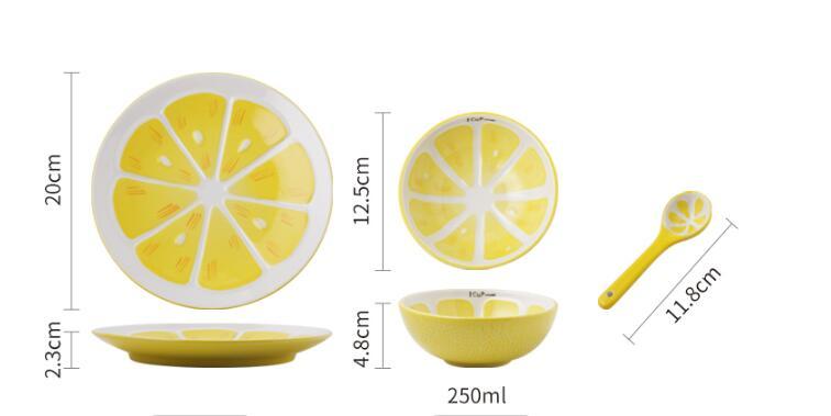 Cute Creative Japanese Fruit Watermelon Ceramic Bowl