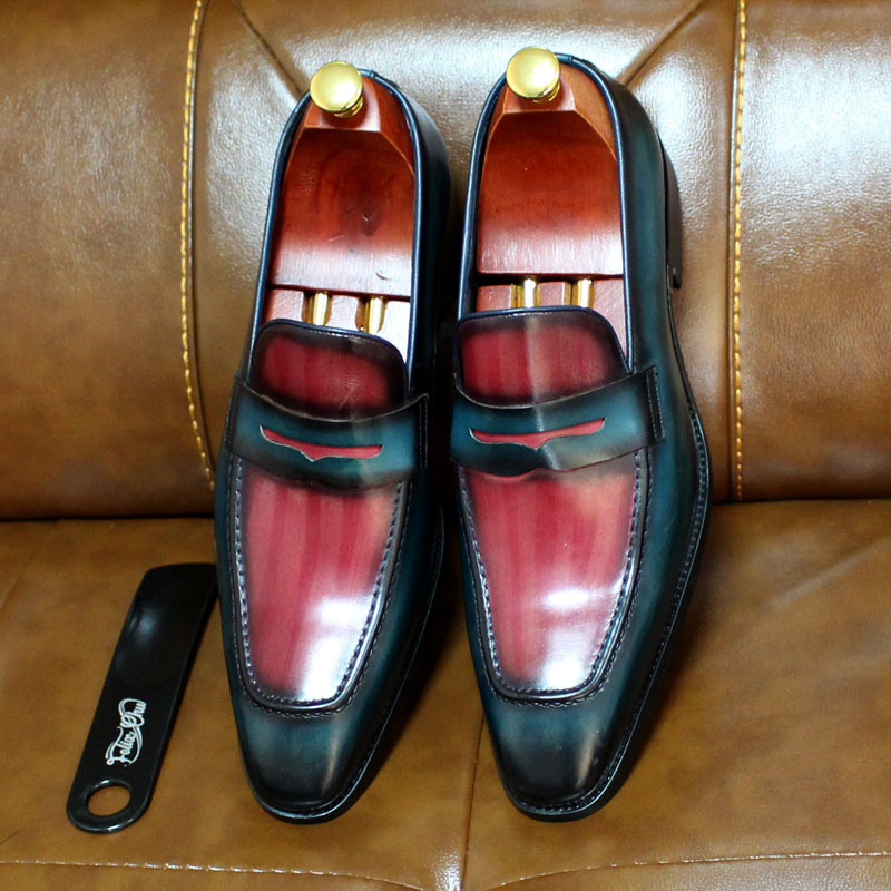 Handmade Leather Penny Loafers 2