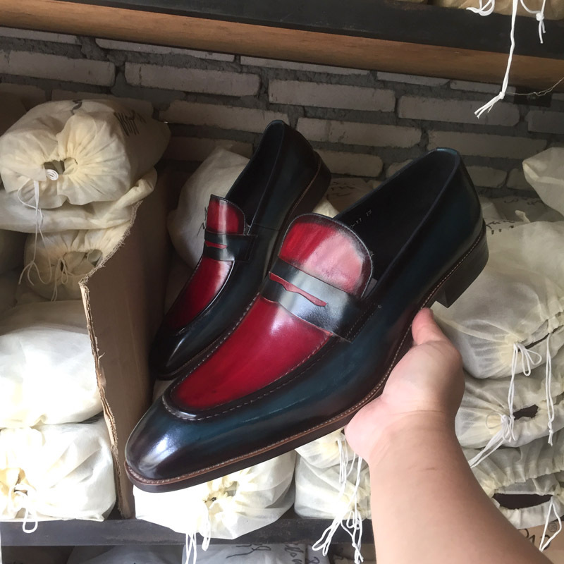 Handmade Leather Penny Loafers 1