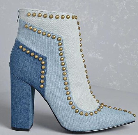 Back view of booties