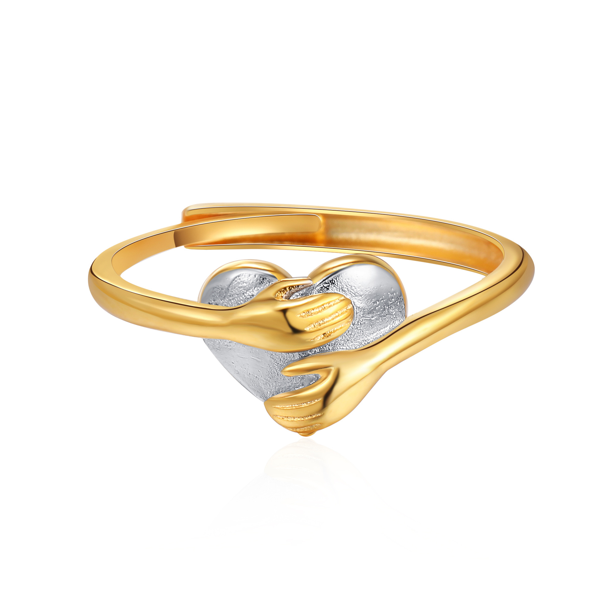 Hug Love Heart-shaped Ring Image 2