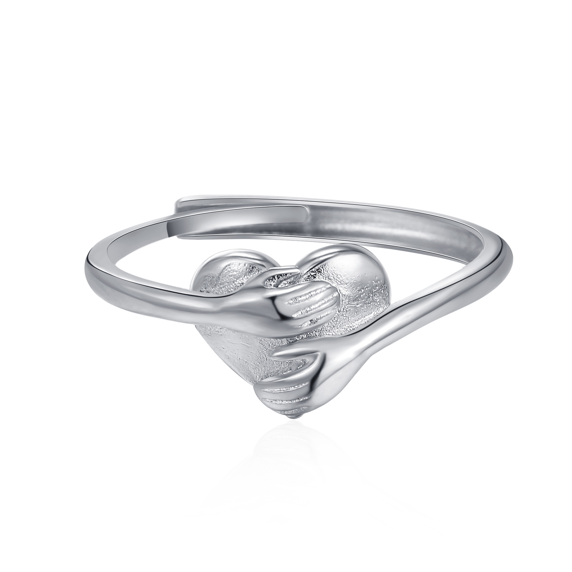 Hug Love Heart-shaped Ring Image 6