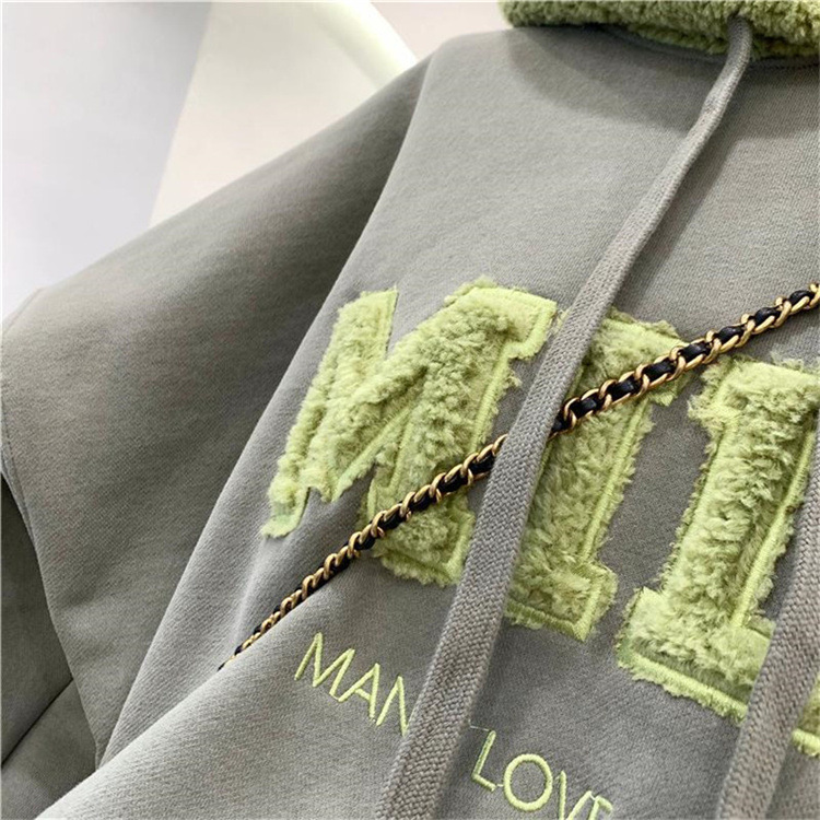 Anti-pilling Plus Velvet Thick Winter Loose Hooded Sweater Image 7