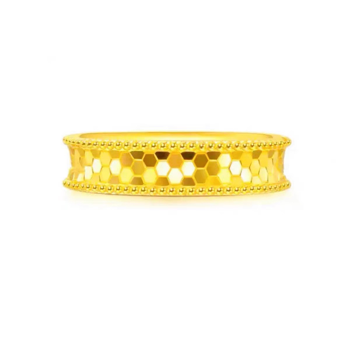 Brass Gold Plated Ring Image 5