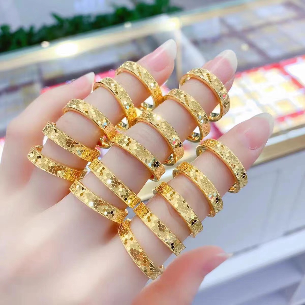 Brass Gold Plated Ring Image 3