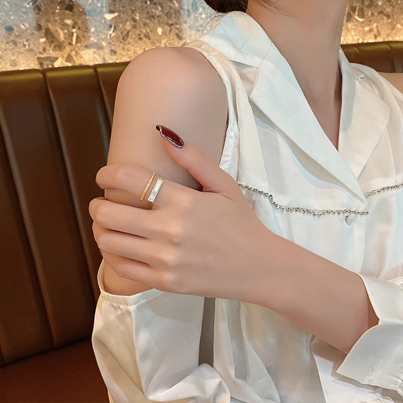 Geometric Open Ring 3