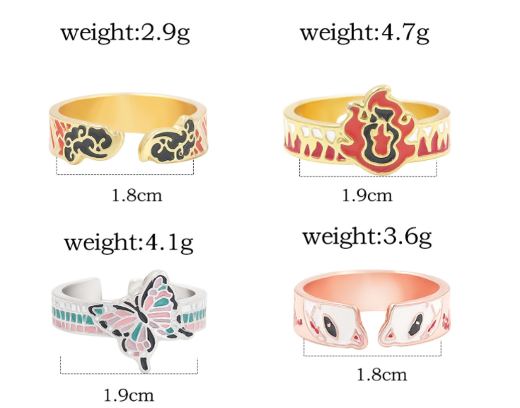 Impression Ring Anime Pattern 1