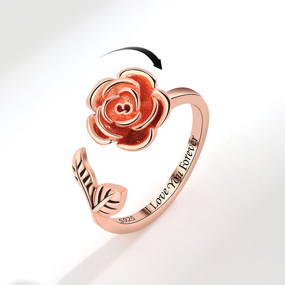 Rose Spinning Ring Image 1