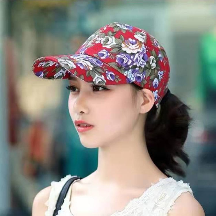 Floral Baseball Hat 10