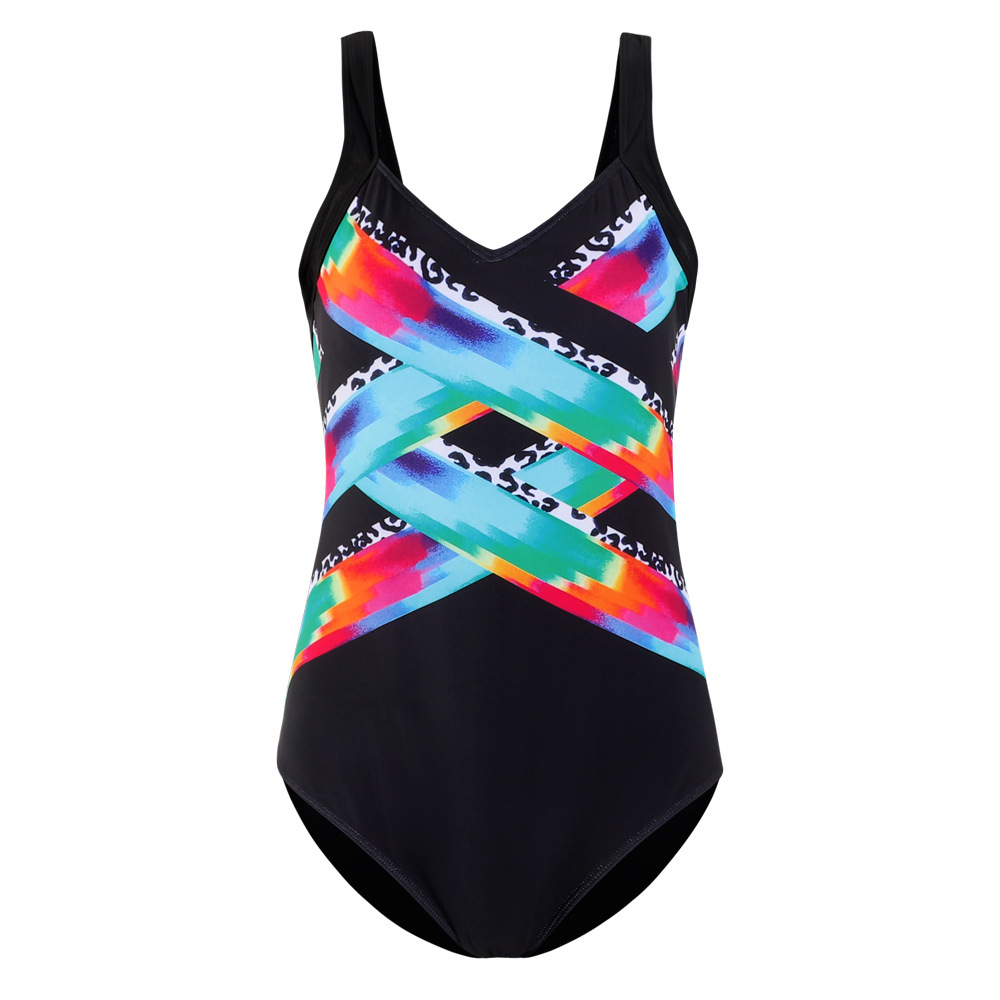 Women's Black Polyester Bikini Swimsuit Image 4