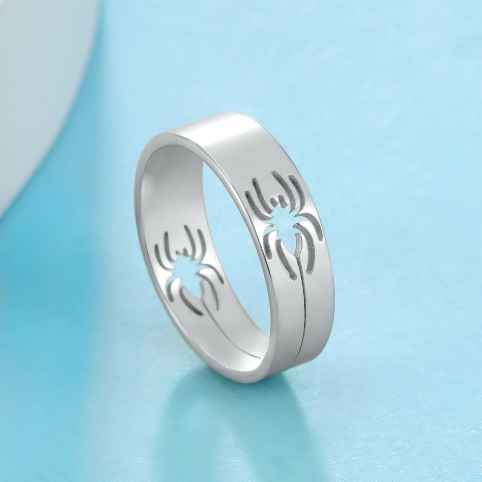 Spider Stainless Steel Ring 6