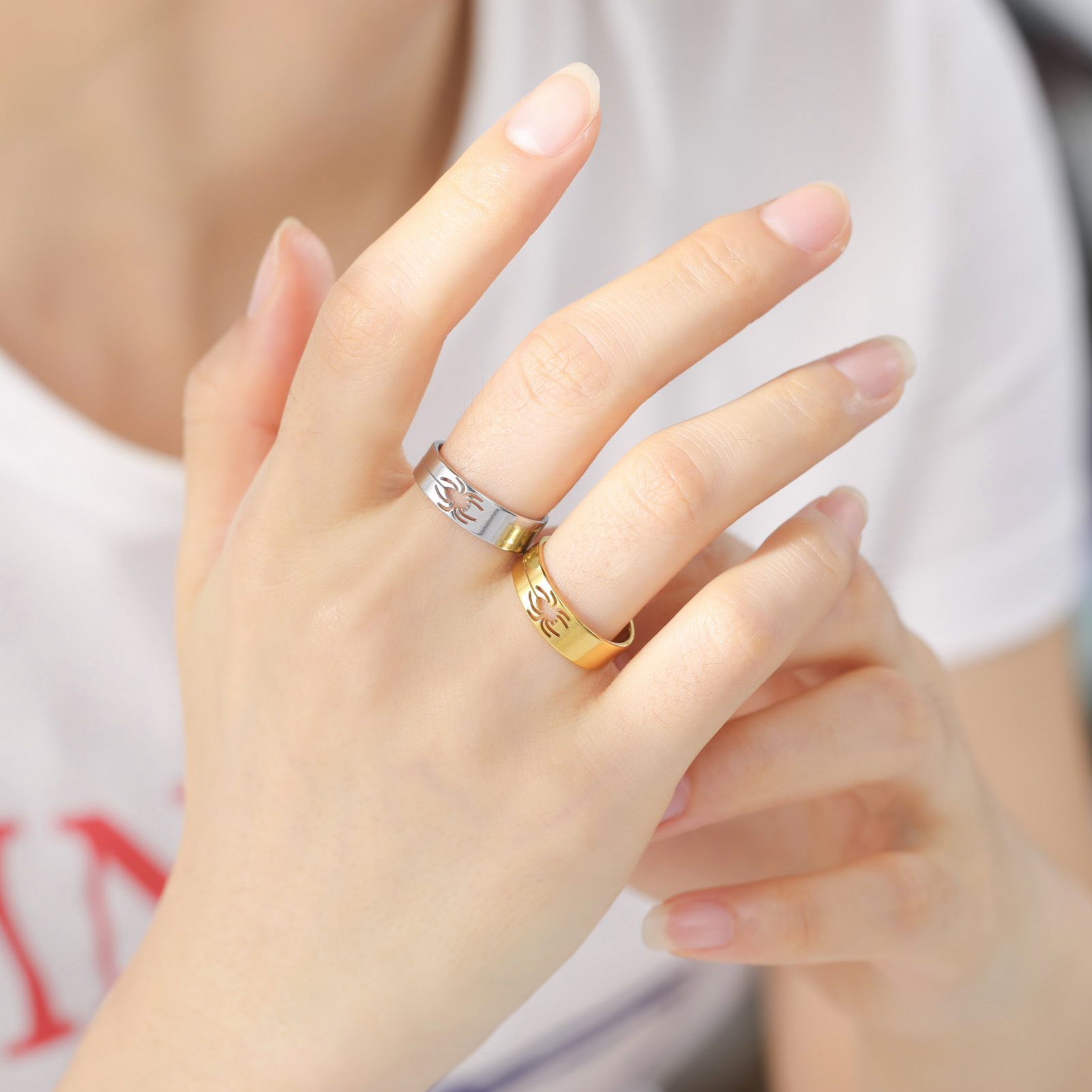 Spider Stainless Steel Ring 2