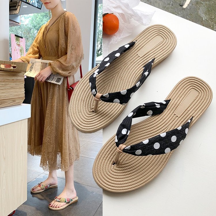Flat Heel Flip Flops - 2