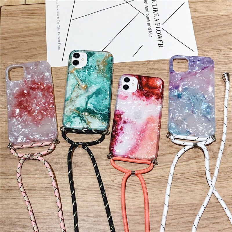Marble Necklace Mobile Phone Case 10