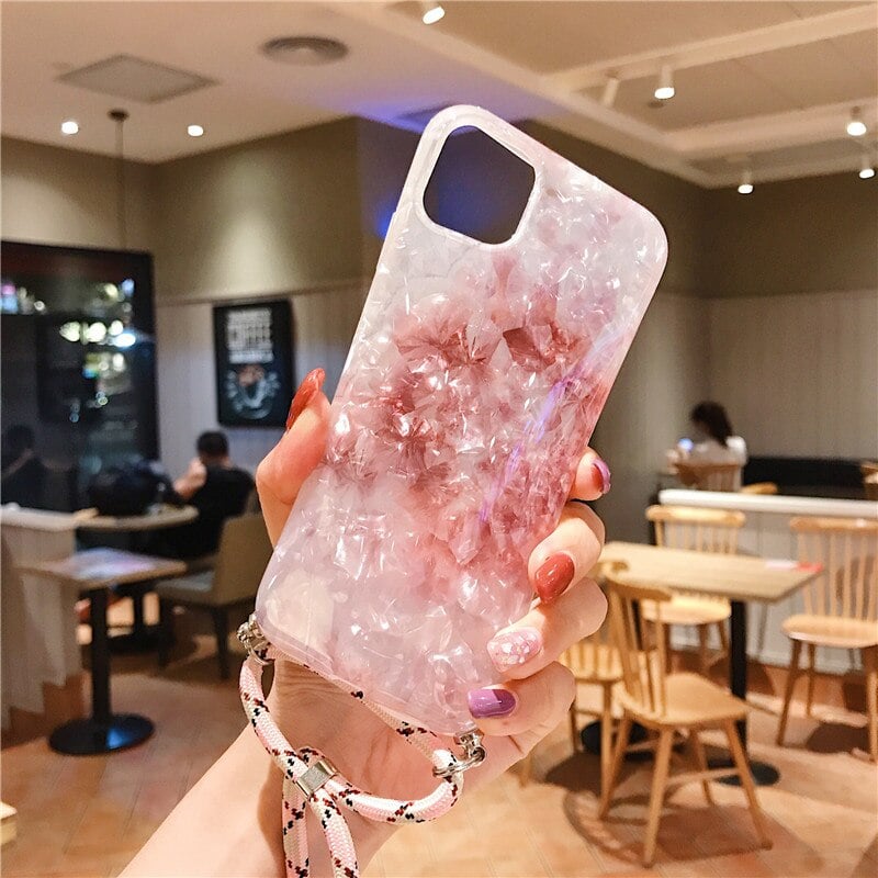 Marble Necklace Mobile Phone Case 8