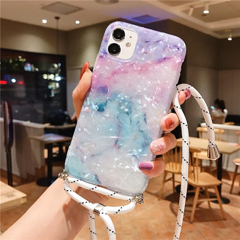 Marble Necklace Mobile Phone Case 12