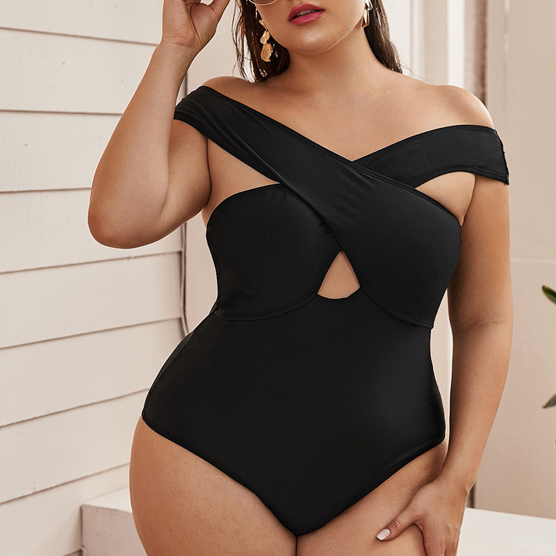 Maillot de bain une pièce grande taille Siamois pour femme - Image 3