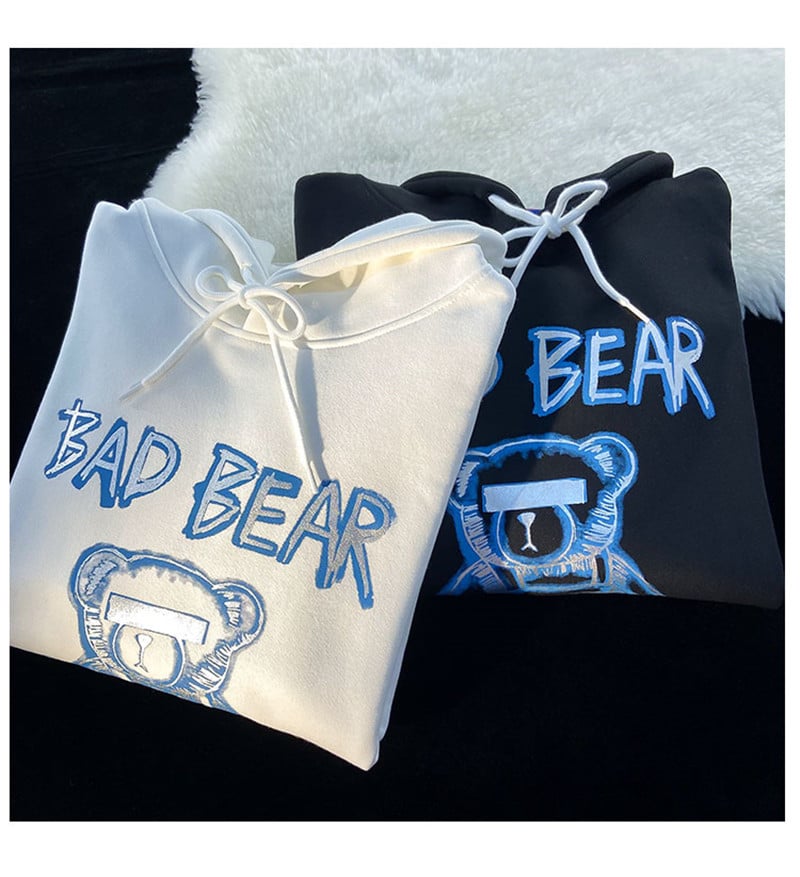 Sudadera Hip-hop Americana con Oso 2