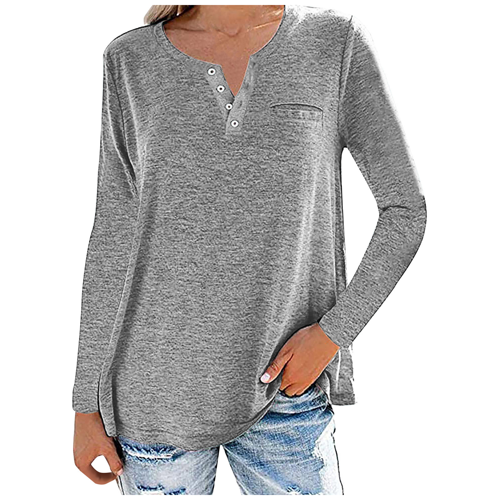 Women's Top in Wine Red
