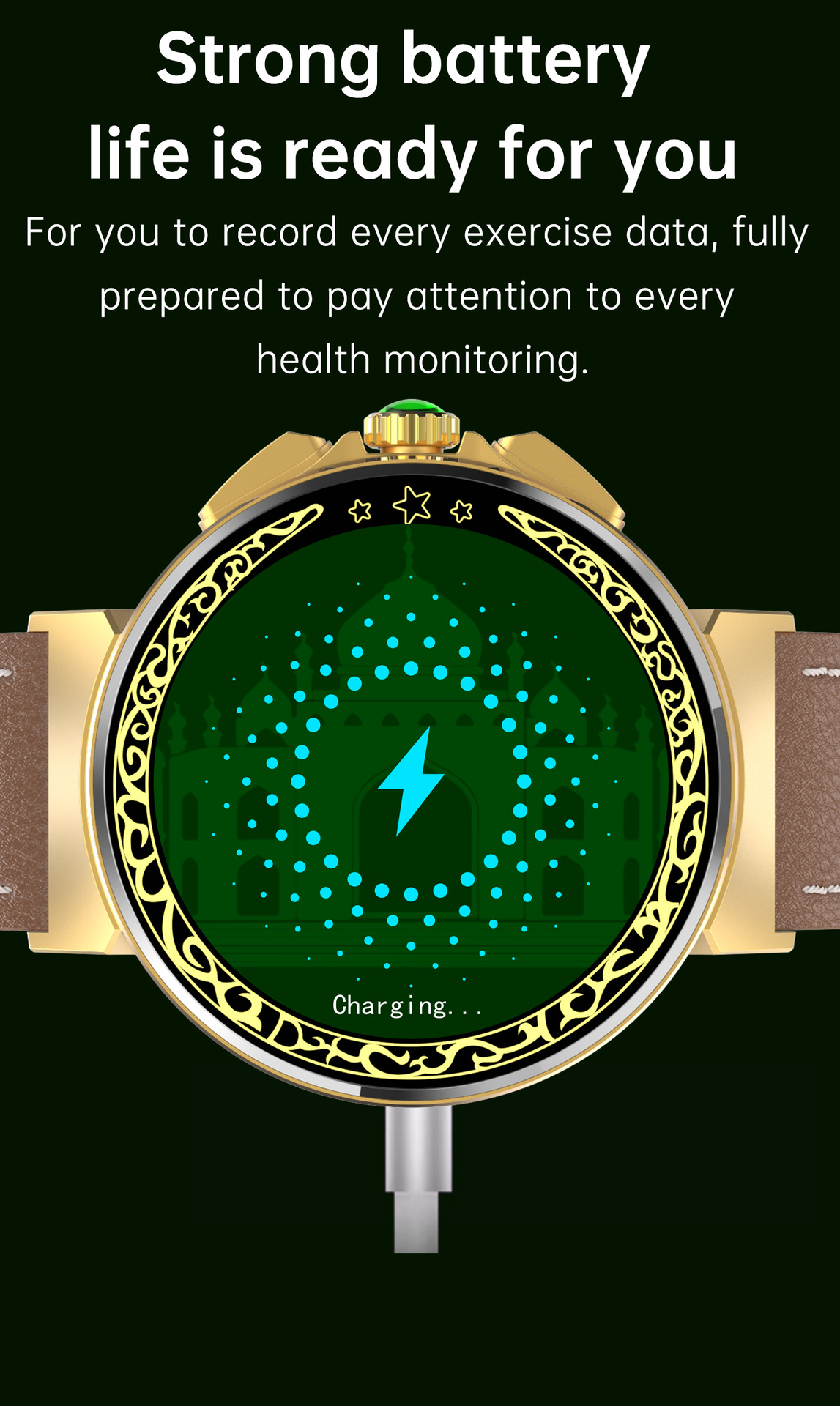 Health Monitoring Sports Bluetooth Watch