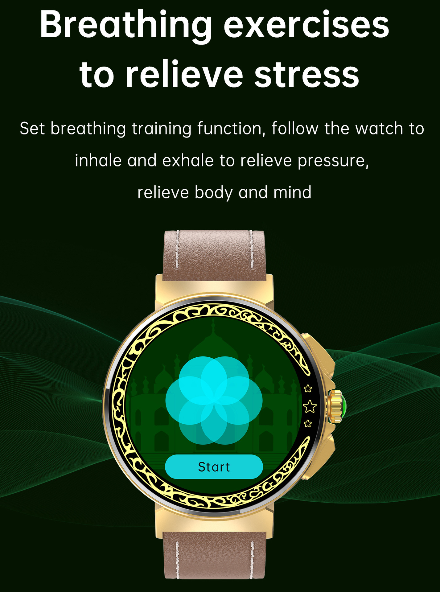Health Monitoring Sports Bluetooth Watch