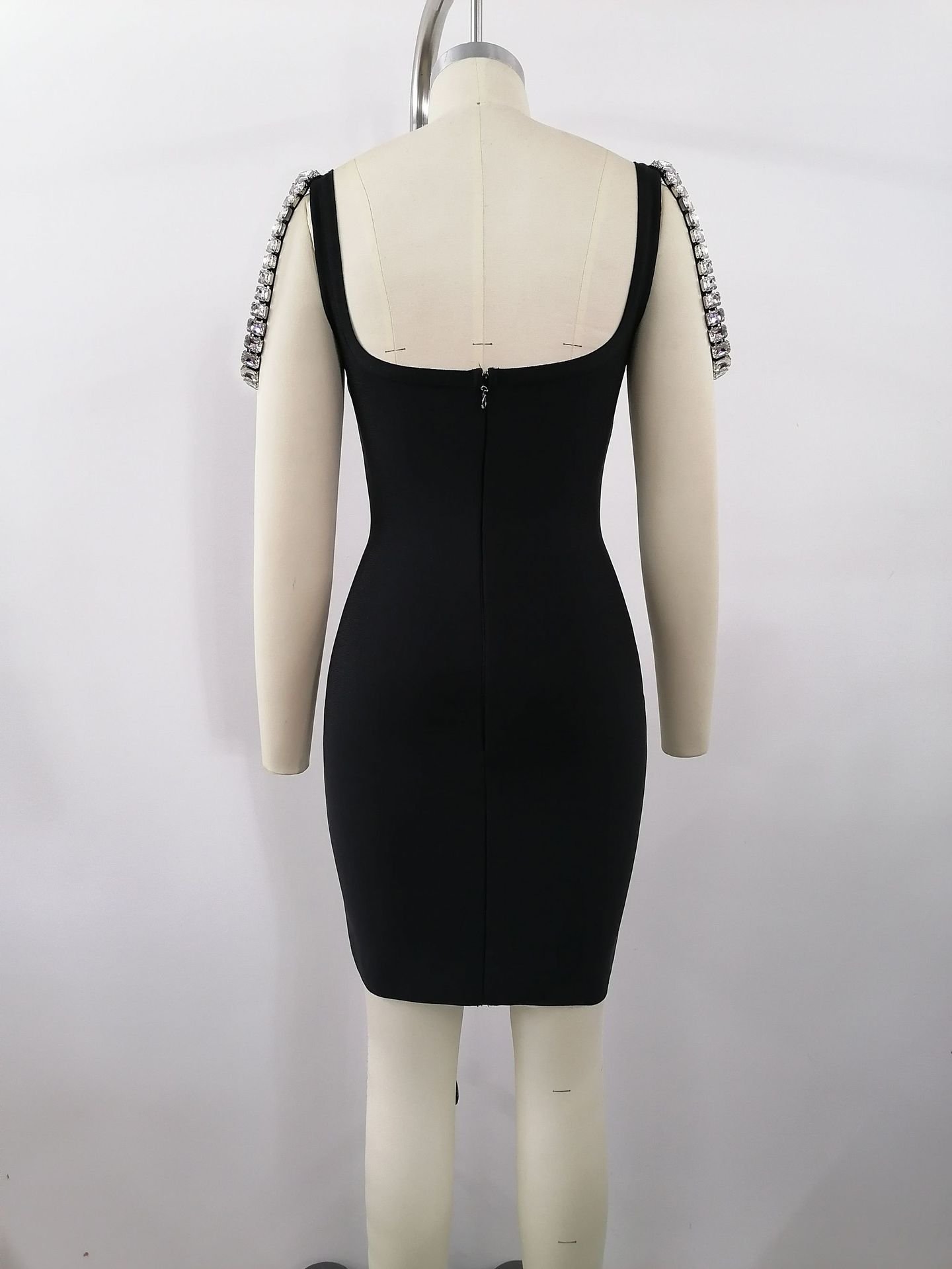 Women's Heavy Industry Beaded Slim Fit Dress Skirt Image 4