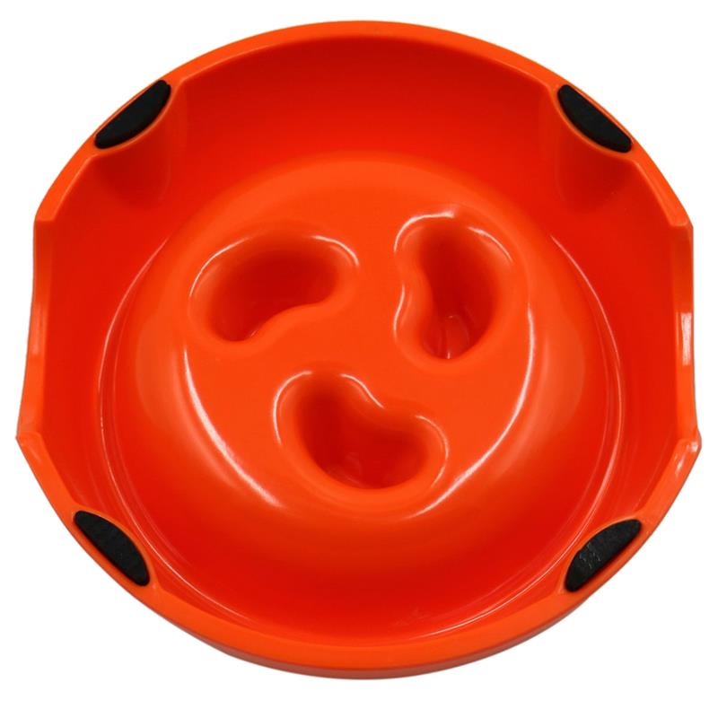 Green Anti-choking Pet Slow Food Bowl