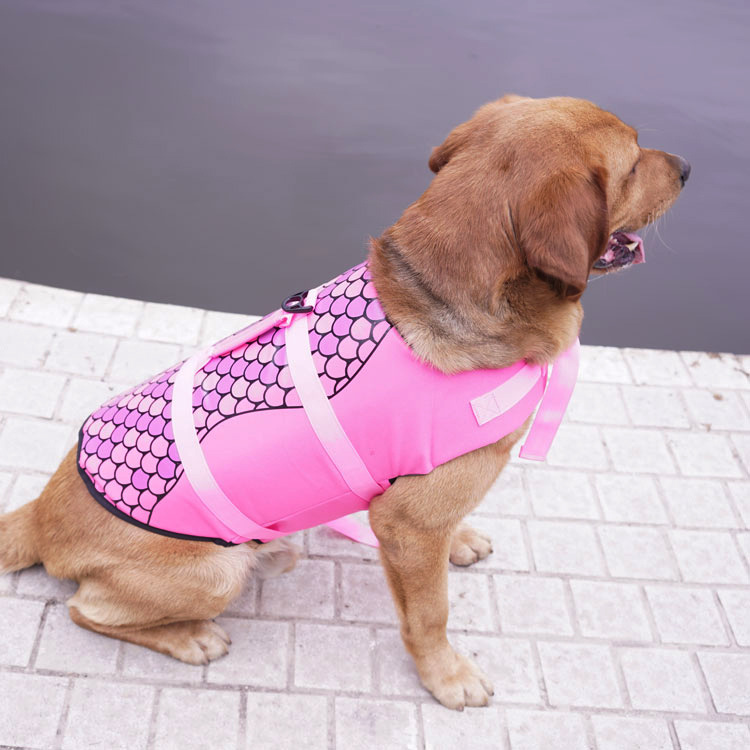Comfortable pet life jacket