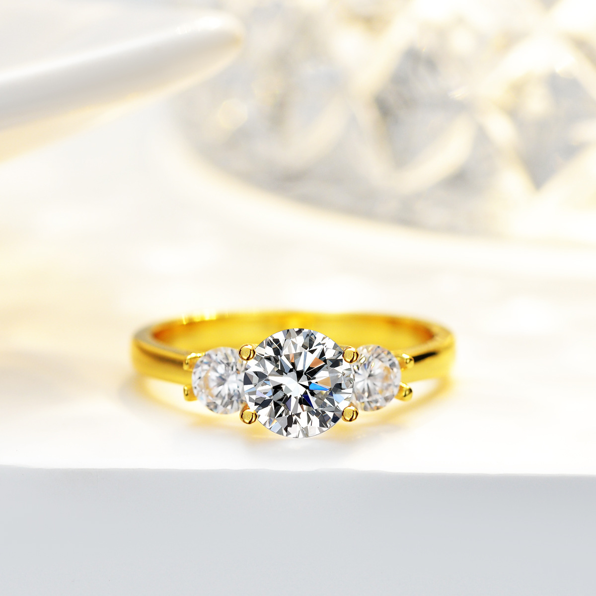 Moissanite Ring 4