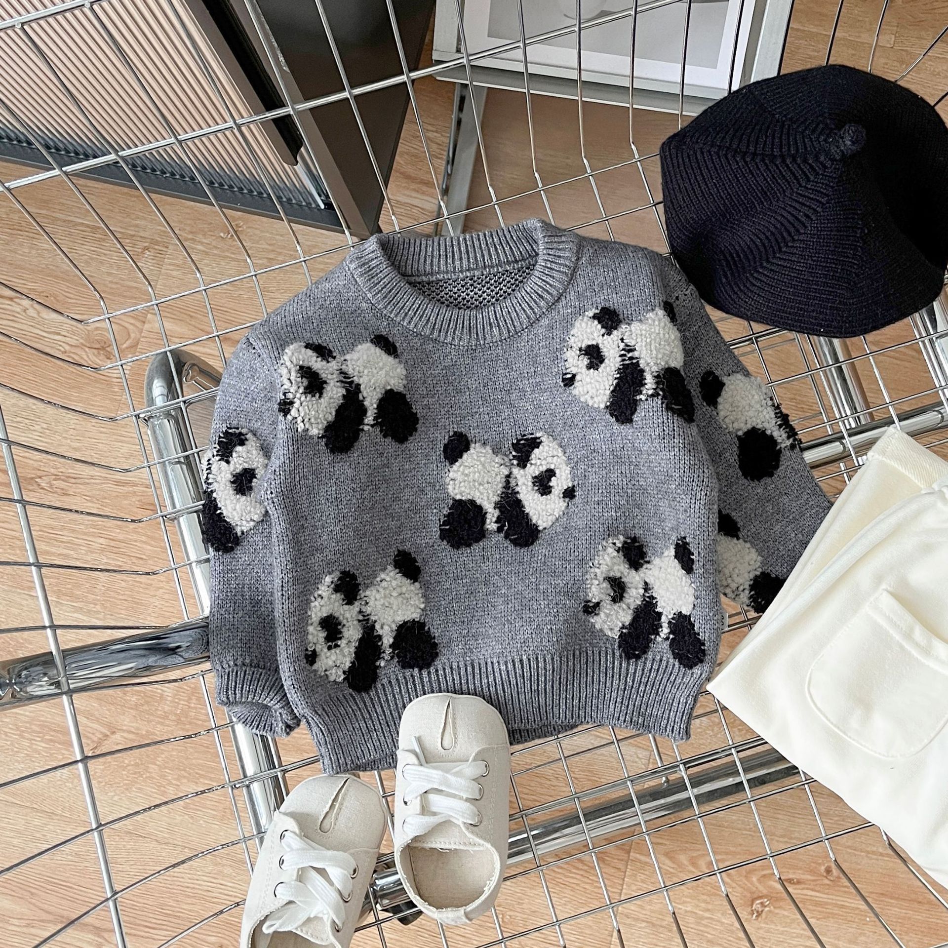 Children's Panda Sweater 8